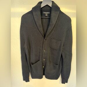 Banana Republic Men's M black Cardigan Sweater